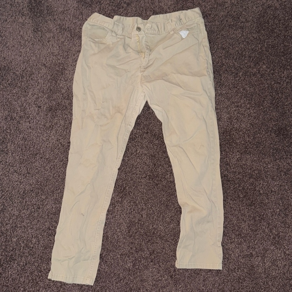 Galaxy By Harvic Tan Straight Leg Pants